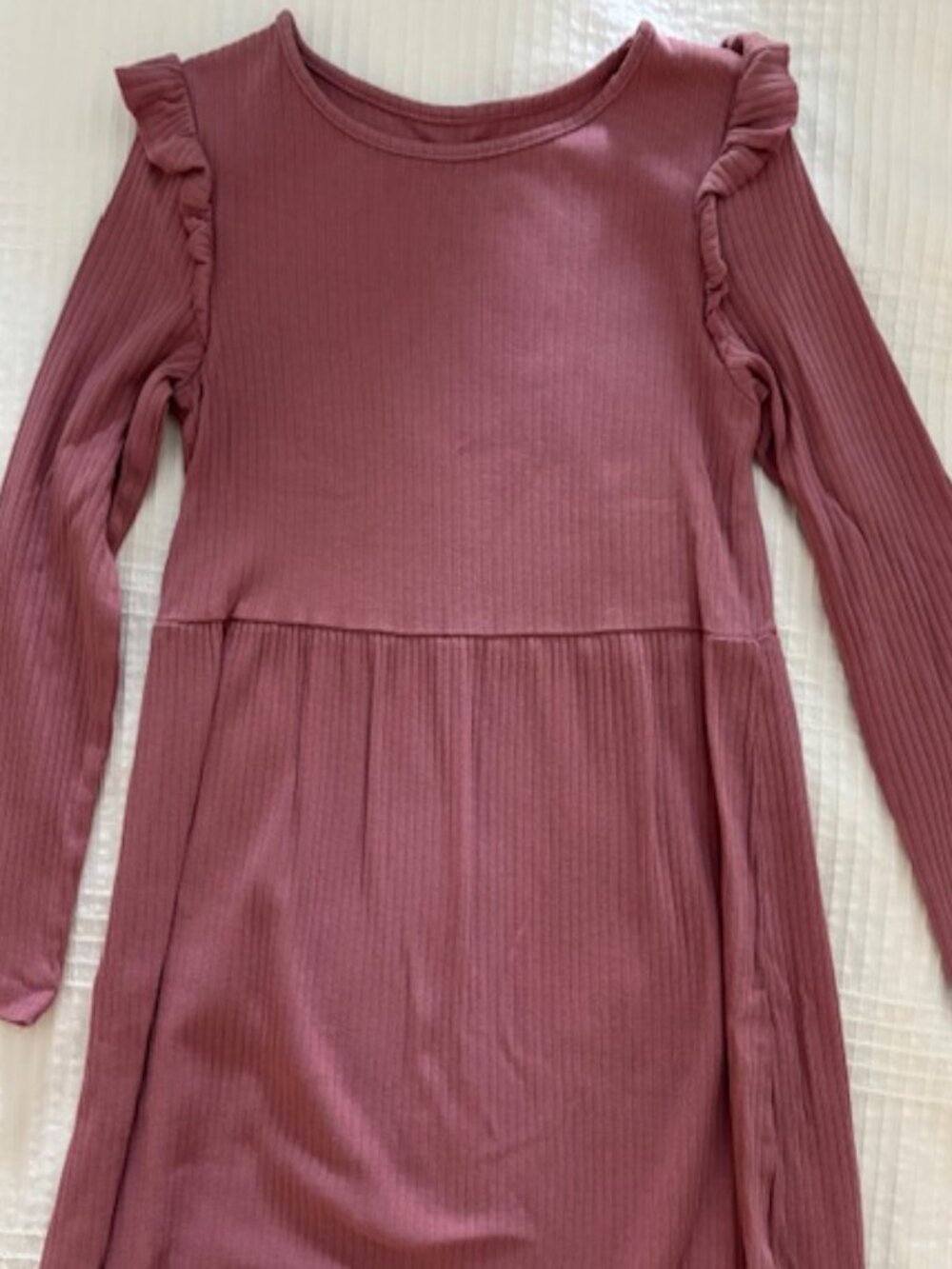 Kid Girls H&M Dark Mauve Dress in Size 5T